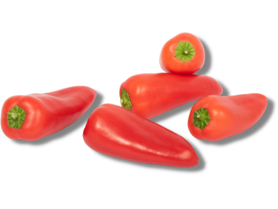 Rode zoete mini paprika